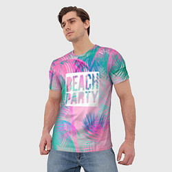 Футболка мужская Beach Party, цвет: 3D-принт — фото 2