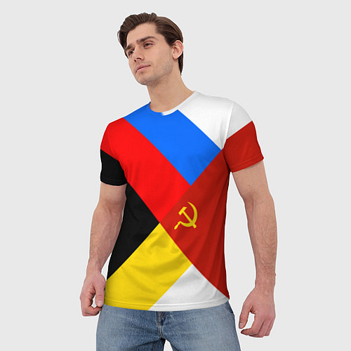 Мужская футболка Вечная Россия / 3D-принт – фото 3