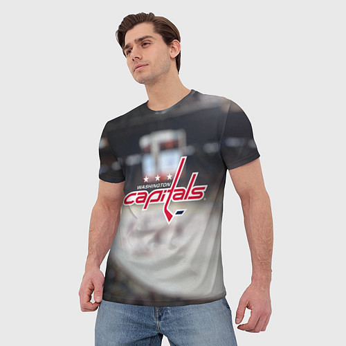 Мужская футболка Washington Capitals / 3D-принт – фото 3