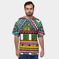 Футболка оверсайз мужская Зимбабве, цвет: 3D-принт — фото 2