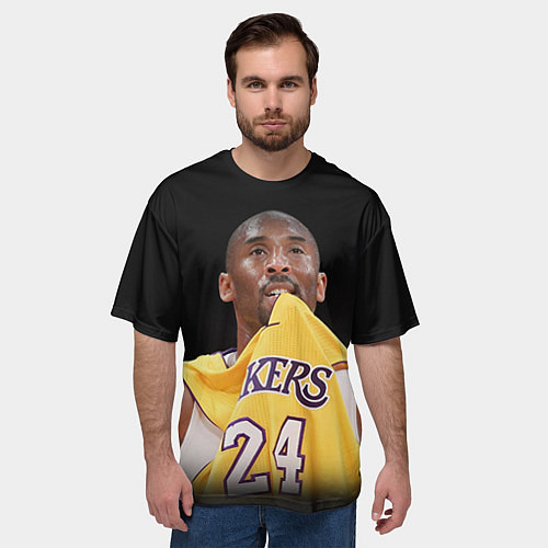 Мужская футболка оверсайз Kobe Bryant / 3D-принт – фото 3