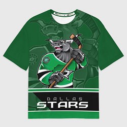 Футболка оверсайз мужская Dallas Stars, цвет: 3D-принт