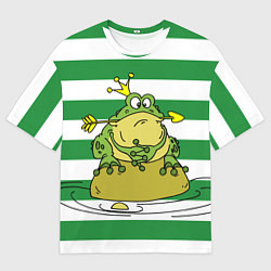 Футболка оверсайз мужская Царевна лягушка, цвет: 3D-принт