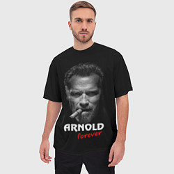 Футболка оверсайз мужская Arnold forever, цвет: 3D-принт — фото 2