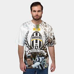 Футболка оверсайз мужская Juventus5, цвет: 3D-принт — фото 2
