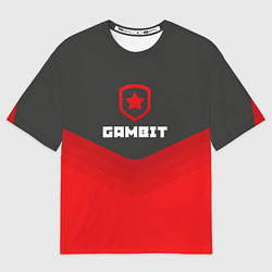 Футболка оверсайз мужская Gambit Gaming Uniform, цвет: 3D-принт