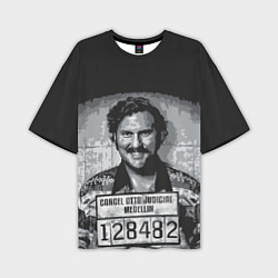 Футболка оверсайз мужская Pablo Escobar: Smile, цвет: 3D-принт