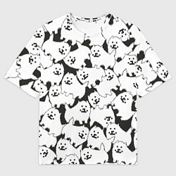 Футболка оверсайз мужская Undertale Annoying dog, цвет: 3D-принт