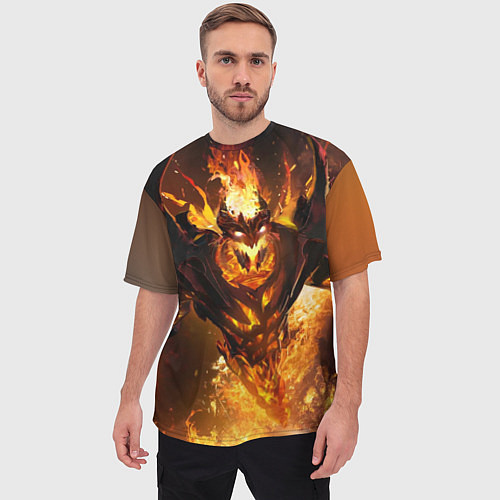 Мужская футболка оверсайз Nevermore Hell / 3D-принт – фото 3
