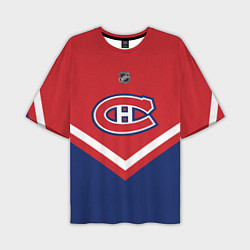 Футболка оверсайз мужская NHL: Montreal Canadiens, цвет: 3D-принт