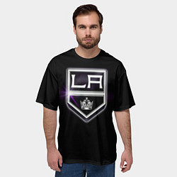 Футболка оверсайз мужская Los Angeles Kings, цвет: 3D-принт — фото 2