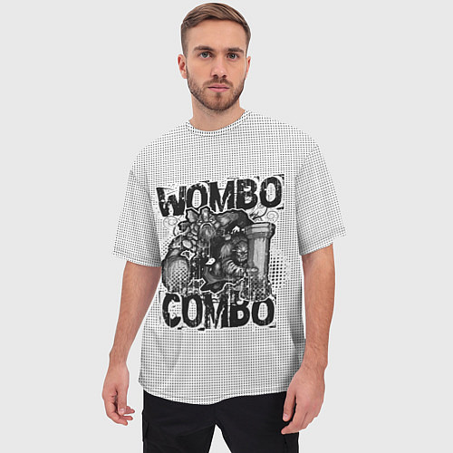Мужская футболка оверсайз Combo Wombo / 3D-принт – фото 3