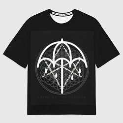 Мужская футболка оверсайз BMTH: Rain Symbol