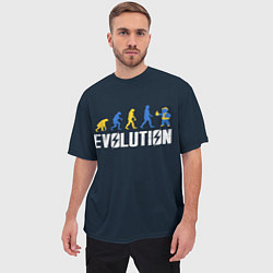 Футболка оверсайз мужская Vault Evolution, цвет: 3D-принт — фото 2