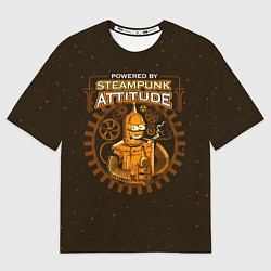 Футболка оверсайз мужская Steampunk Attitude, цвет: 3D-принт