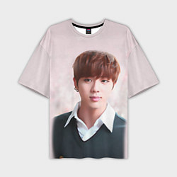 Футболка оверсайз мужская Kim SeokJin, цвет: 3D-принт