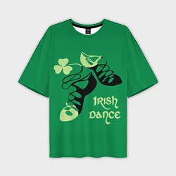 Мужская футболка оверсайз Ireland, Irish dance