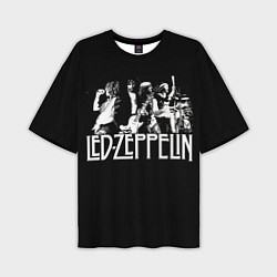 Футболка оверсайз мужская Led Zeppelin: Mono, цвет: 3D-принт