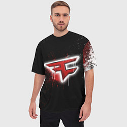 Футболка оверсайз мужская FaZe Clan: Black collection, цвет: 3D-принт — фото 2