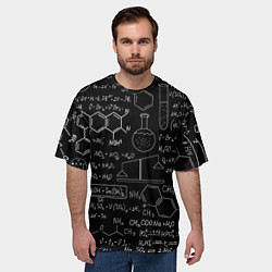 Футболка оверсайз мужская Химия, цвет: 3D-принт — фото 2