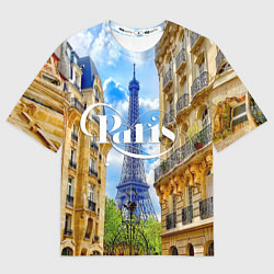 Футболка оверсайз мужская Daytime Paris, цвет: 3D-принт