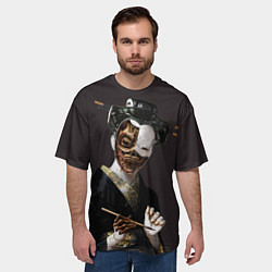Футболка оверсайз мужская Ghost In The Shell 1, цвет: 3D-принт — фото 2