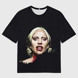 Футболка оверсайз мужская Леди Гага, цвет: 3D-принт