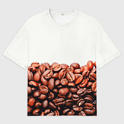 Мужская футболка оверсайз Coffee