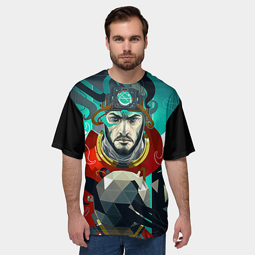 Мужская футболка оверсайз Prey 3 / 3D-принт – фото 3