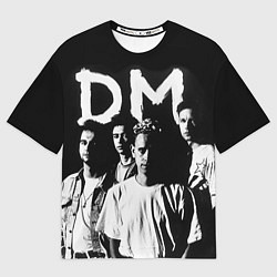 Футболка оверсайз мужская Depeche mode: black, цвет: 3D-принт