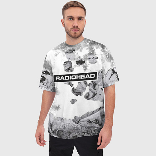 Мужская футболка оверсайз Radiohead Abstraction / 3D-принт – фото 3
