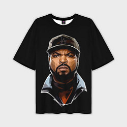 Футболка оверсайз мужская Ice Cube, цвет: 3D-принт