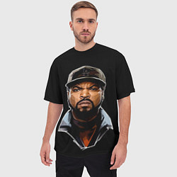 Футболка оверсайз мужская Ice Cube, цвет: 3D-принт — фото 2