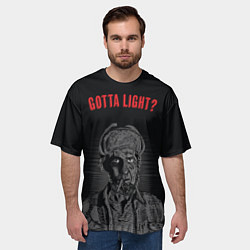 Футболка оверсайз мужская Gotta light?, цвет: 3D-принт — фото 2