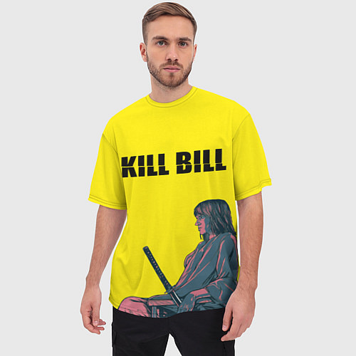 Мужская футболка оверсайз Kill Bill / 3D-принт – фото 3