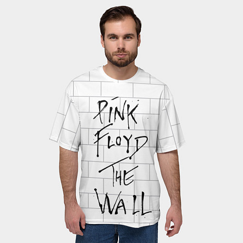 Мужская футболка оверсайз PF: The Wall / 3D-принт – фото 3