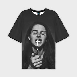 Футболка оверсайз мужская Lana Del Rey, цвет: 3D-принт