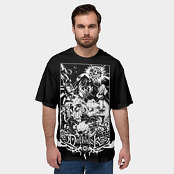 Футболка оверсайз мужская Dethklok: Metalocalypse, цвет: 3D-принт — фото 2