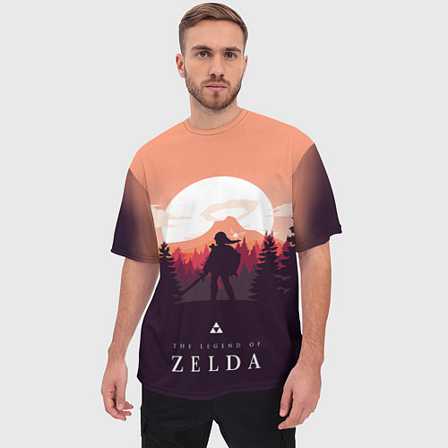 Мужская футболка оверсайз The Legend of Zelda / 3D-принт – фото 3