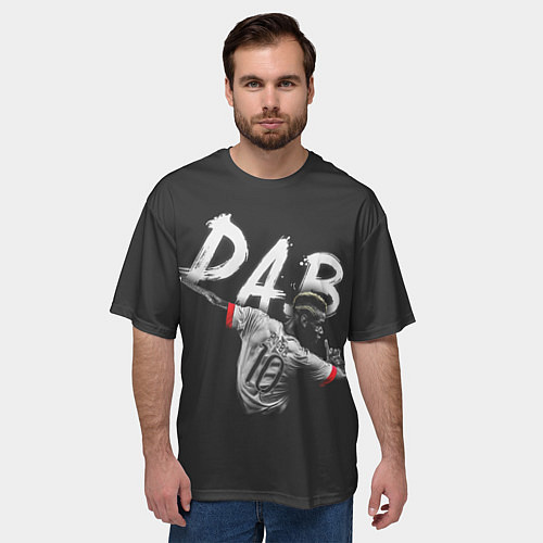 Мужская футболка оверсайз Paul Pogba: Dab / 3D-принт – фото 3
