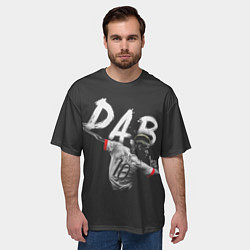 Футболка оверсайз мужская Paul Pogba: Dab, цвет: 3D-принт — фото 2