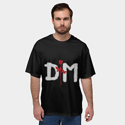 Футболка оверсайз мужская DM: Rose, цвет: 3D-принт — фото 2