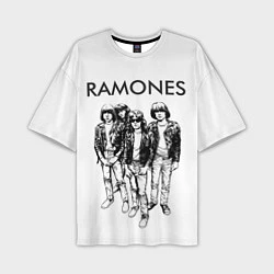 Мужская футболка оверсайз Ramones Party