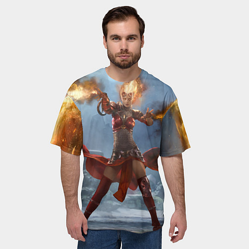 Мужская футболка оверсайз Magic: The Gathering / 3D-принт – фото 3