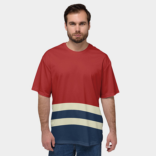 Мужская футболка оверсайз Волны в море / 3D-принт – фото 3