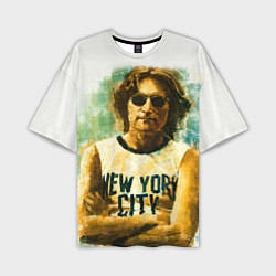 Футболка оверсайз мужская John Lennon: New York, цвет: 3D-принт