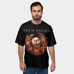 Футболка оверсайз мужская Arch Enemy: Kingdom, цвет: 3D-принт — фото 2