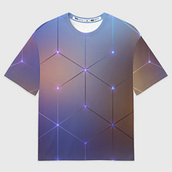 Футболка оверсайз мужская НЕЙРОННАЯ СЕТЬ NEURAL NETWORK, цвет: 3D-принт
