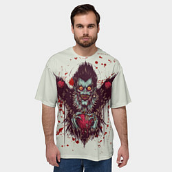 Футболка оверсайз мужская Демон с сердцем, цвет: 3D-принт — фото 2