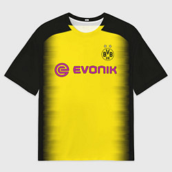 Футболка оверсайз мужская BVB FC: Aubameyang Away 17/18, цвет: 3D-принт